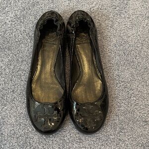 Tory Burch Black Ballet Flats